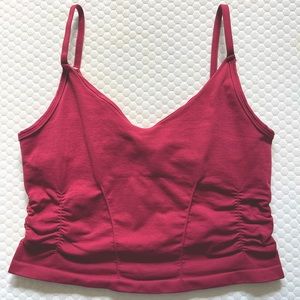 Free People Movement Good Karma Ruched Tank Top